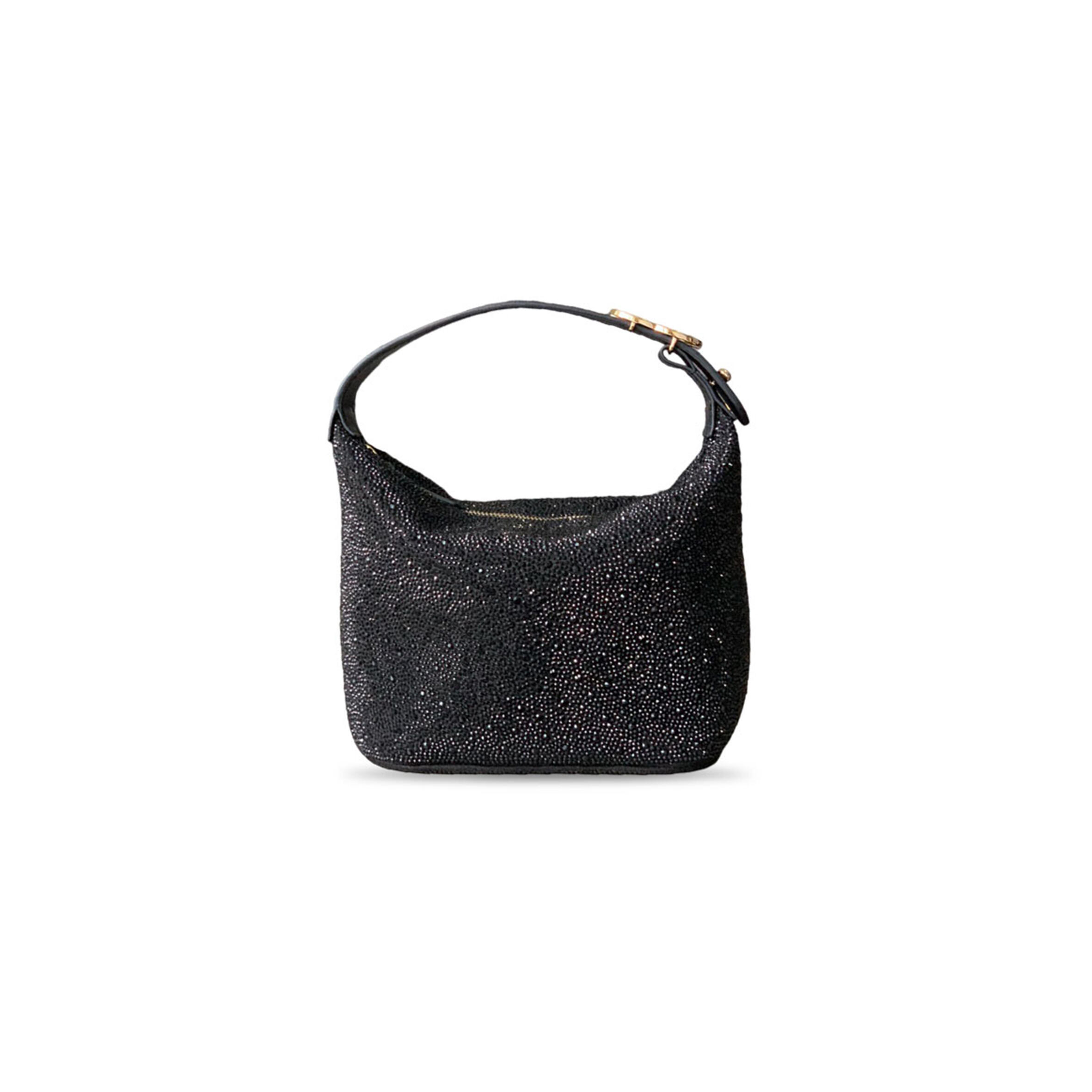 ch**el D1am0nd-encrusted handbag (18*18*13cm)